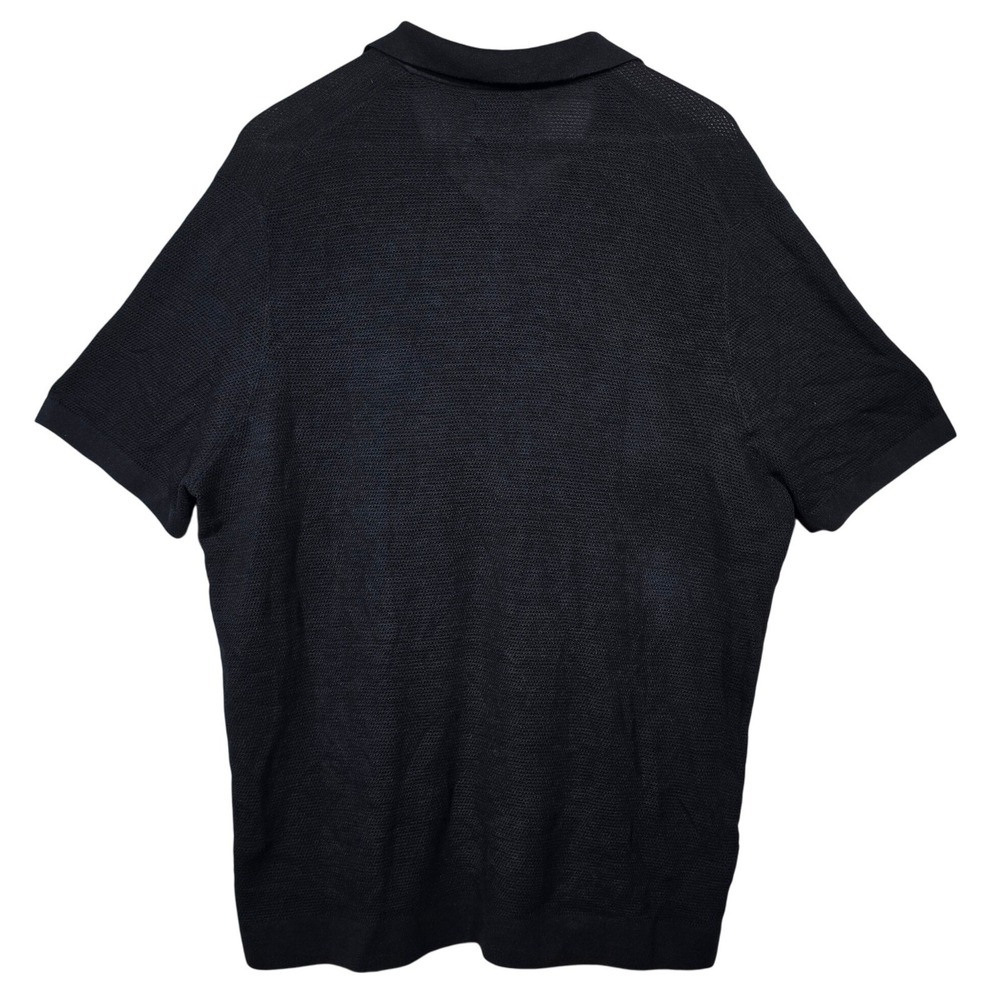 Abercrombie & Fitch Mens XXL Black‎ Featherweight Pima Cotton Polo Shirt - Picture 3 of 8